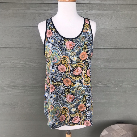 Loft Tops - NWT Loft Sleeveless Floral Blouse Top Shirt Petite